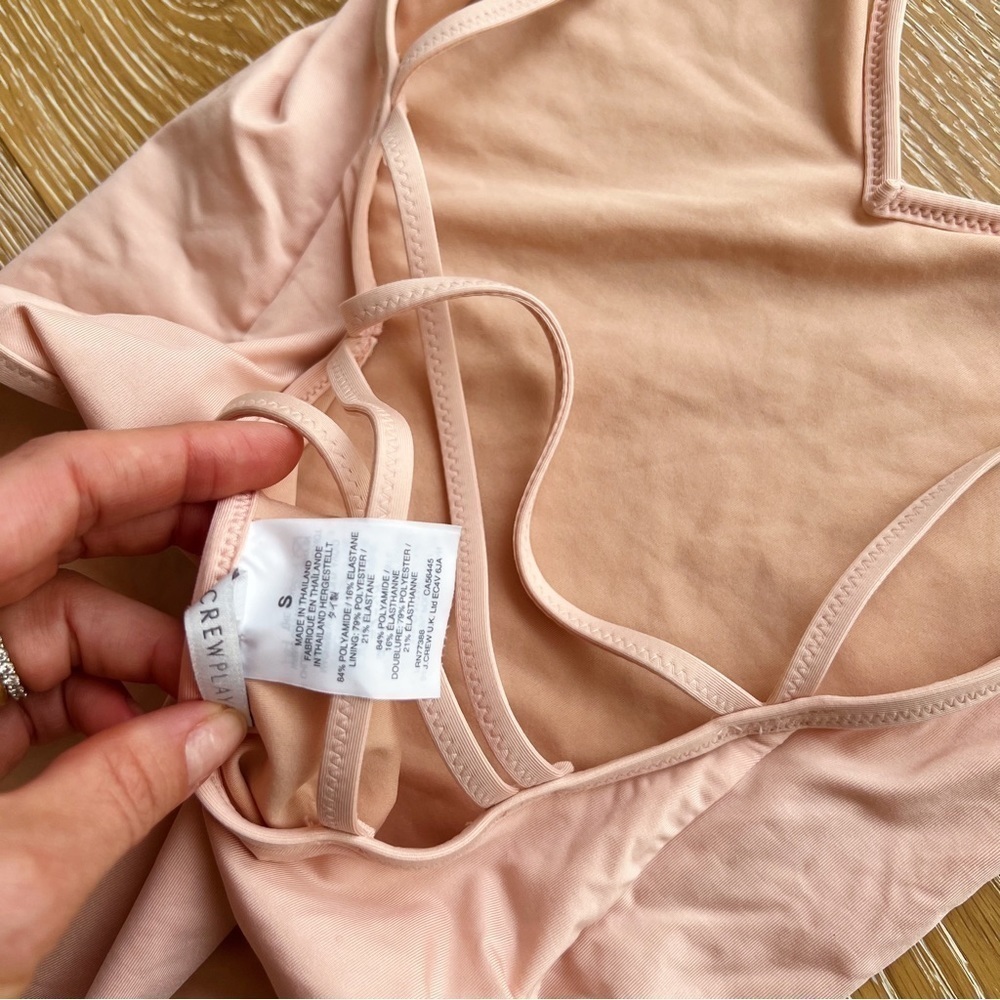 J. Crew Pink Montauk Playa Cross Back Swimsuit sz. S - Picture 6 of 6